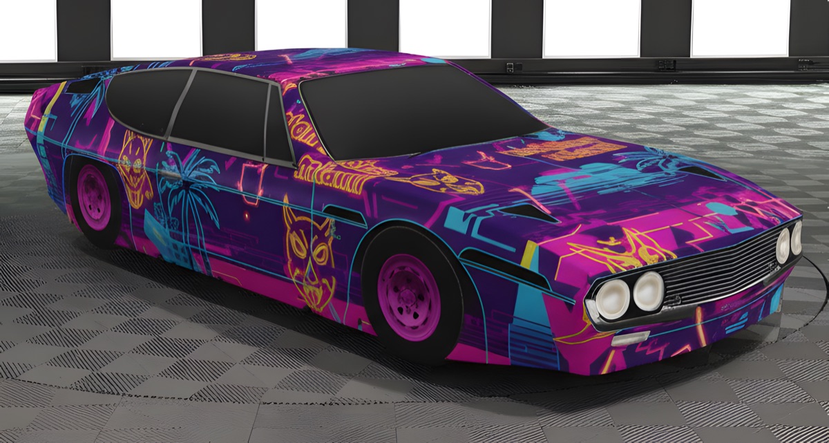 Lamborghini Espada — Retrowave